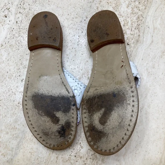Jack Rogers White Sandals - Picture 2 of 4